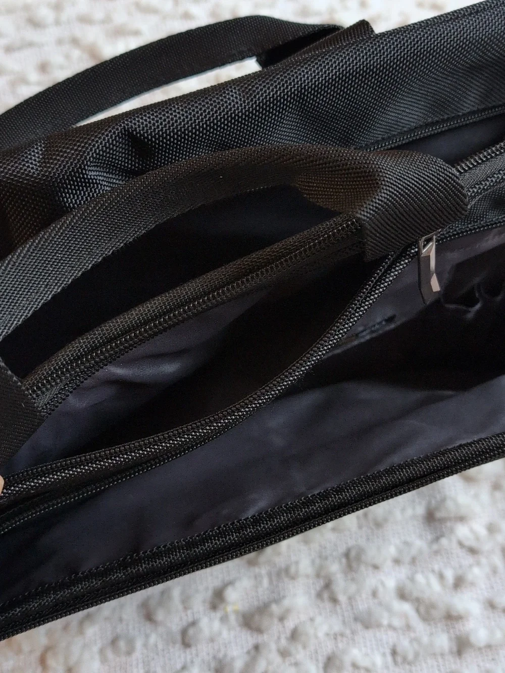 Solo Checkpoint Multi Compartment Travel Nylon Black Slim Briefcase Trolley